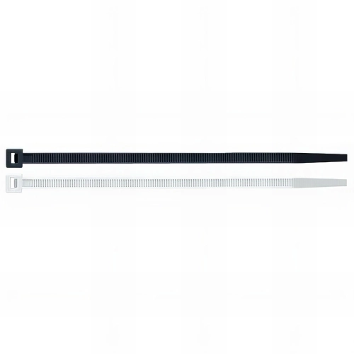 50 colliers de serrage en plastique noir 12,5 x 500 mm - BN12500 - Index