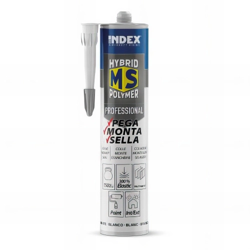 12 adhésifs hybrid MS polymer et professional - 290 ml - gris