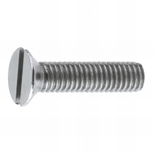 500 vis à tête fraisée M5 x 12 mm rainurée, 4.8, zingué